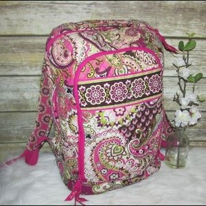 Vera Bradley large backpack/laptop - paisley
